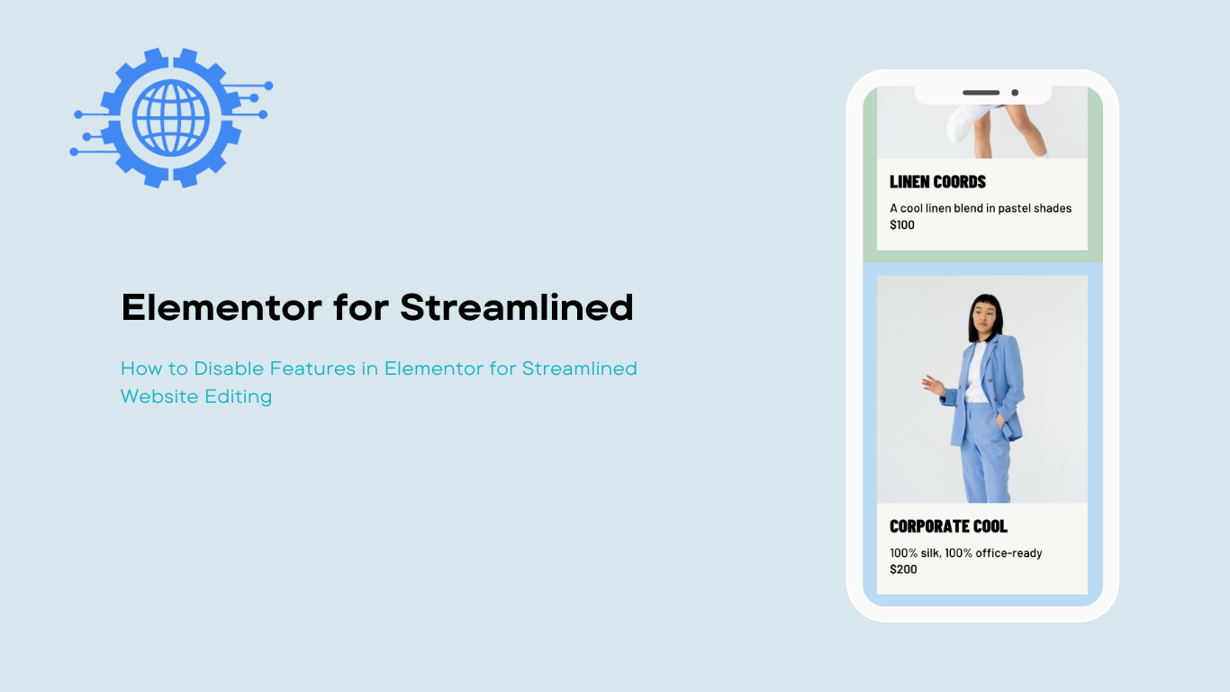 How to Disable Features in Elementor for Streamlined Website Editing How to Disable Features in Elementor for Streamlined Website Editing